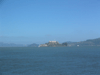 A distant view of Alcatraz