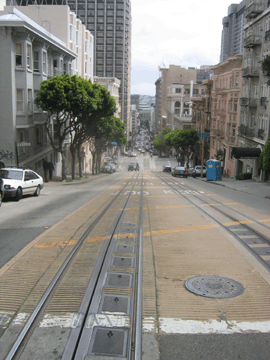 A view from a cable car