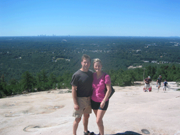 On the top of Stone Mountain