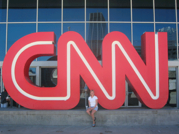 Amy at CNN Headquarters