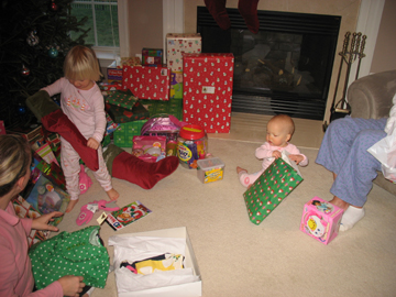 Opening more gifts