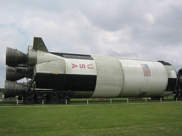 Bottom part of a rocket