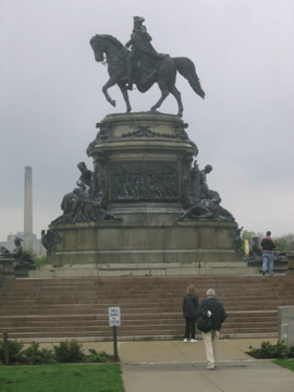 Dad and Rosie at the George Washington Monument