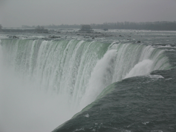 Visiting Niagara Falls for New Year's in 2002