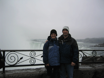 Cold day at the Falls