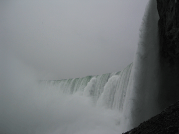 Under the Canadian Falls