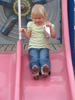 Kaitlyn loving the slide