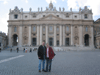 In front of St. Peter's Basilica