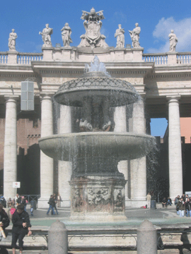 A fountain by Carlo Maderno