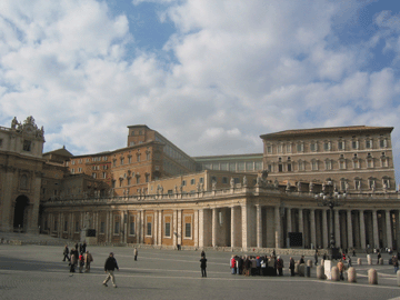 The Pope's living quarters