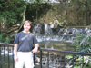 Mike at a waterfall