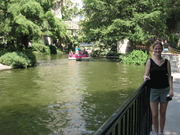 Amy at the Riverwalk