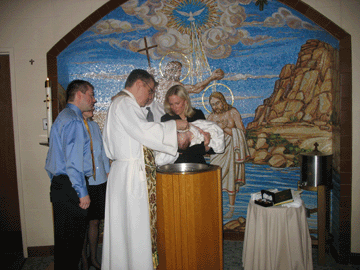 Receiving the sacrament
