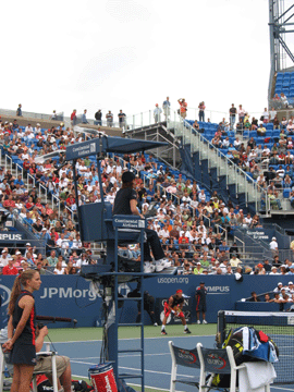 Nadal waiting for the serve