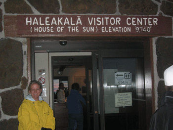 At the top of Haleakala